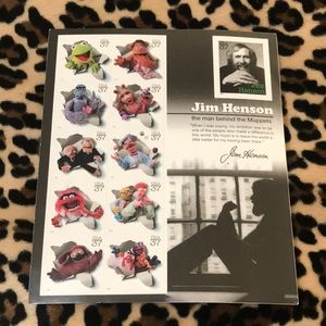 2004 THE MUPPETS Jim Henson Stamp Sheet Postage Vintage USPS Kermit Puppet 80s